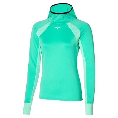 Manga Larga Mizuno Warmalite Hooded LS Mujer - Verdes - Chile M098TSJIHO